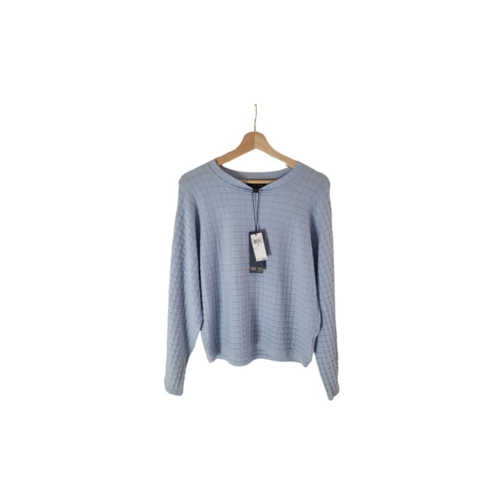 Brand New Truth by Republic Size S/P Happy Blue Lightweight Sweater